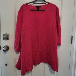 Grace Elements Fuchsia Tunic Top
